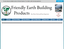Tablet Screenshot of friendlyearth.com